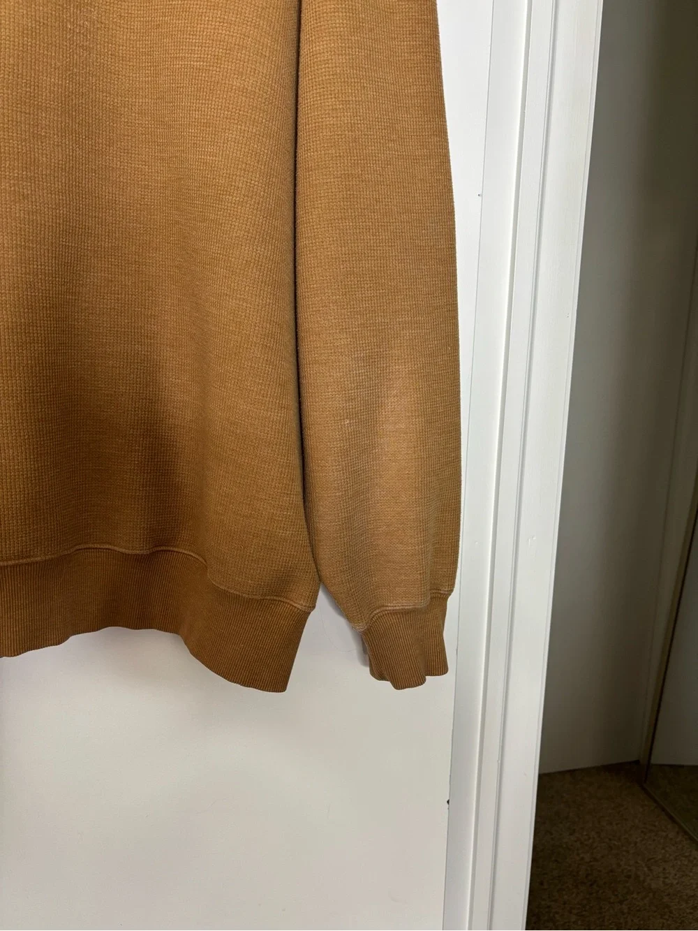 2XL Dickies Men’s Zip-Up Hooded Sweater Jacket in Tan Brown